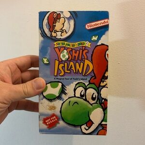 Super Rare Nintendo Yoshis Island Promotional VHS 📼